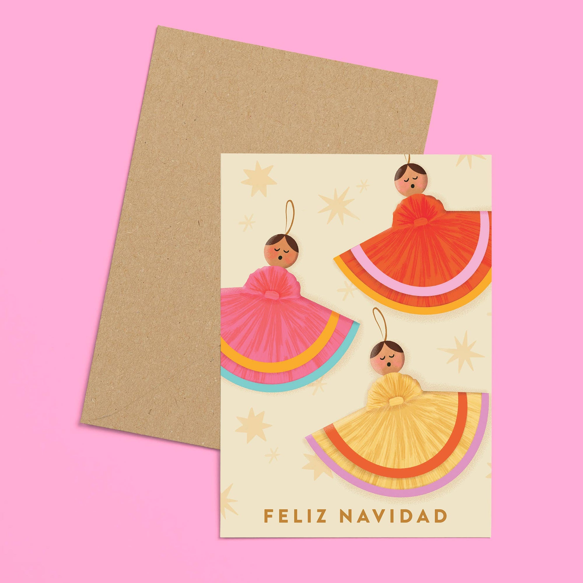 Ana Peake - Feliz Navidad Greeting Card