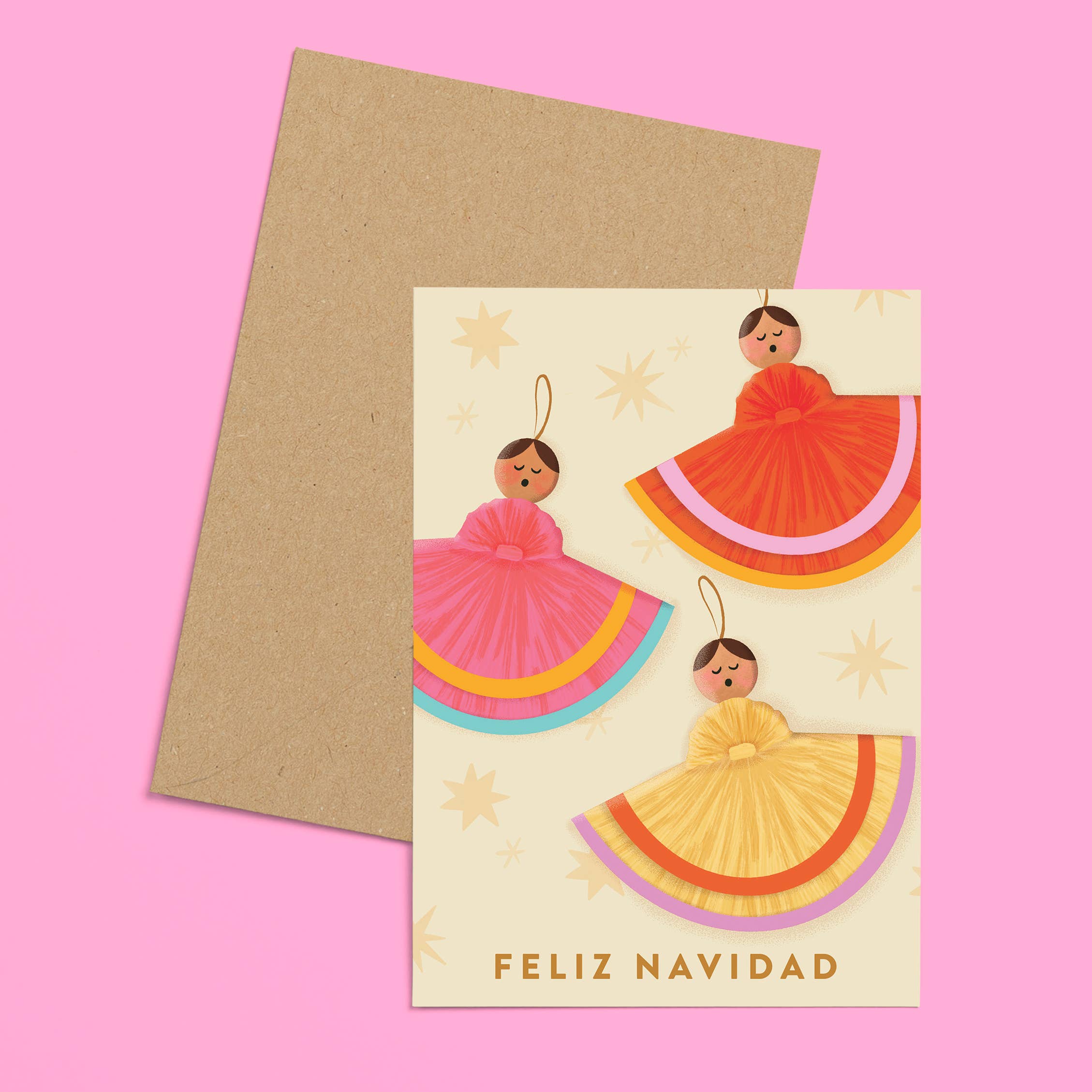 Ana Peake - Feliz Navidad Greeting Card