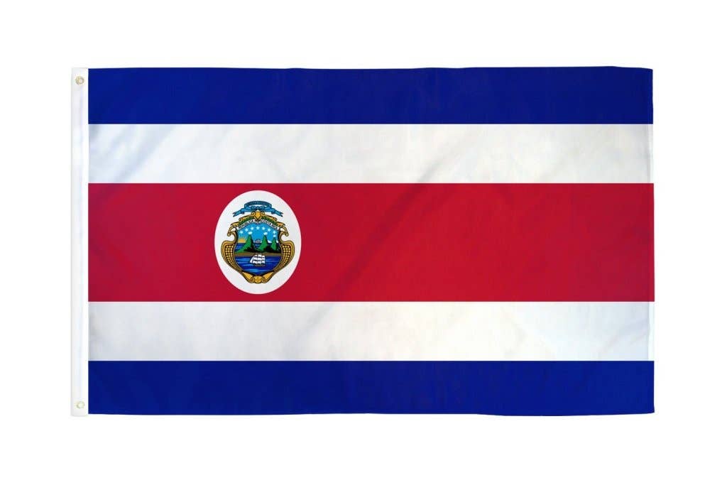 Costa Rica Flag 2x3ft Poly