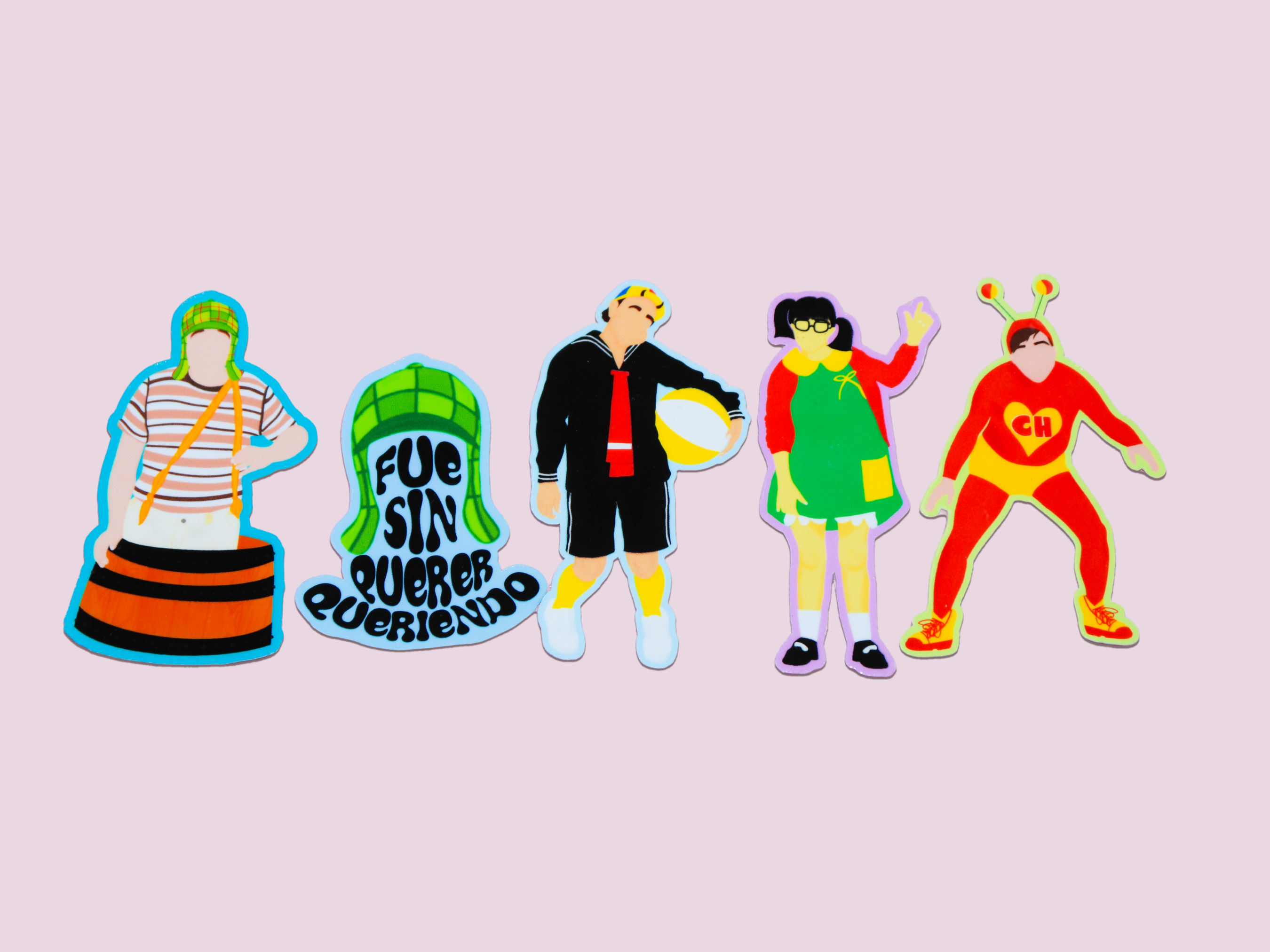 Espyz Studio - El Chavo Del Ocho Friends Sticker Pack - Mexican - Latino