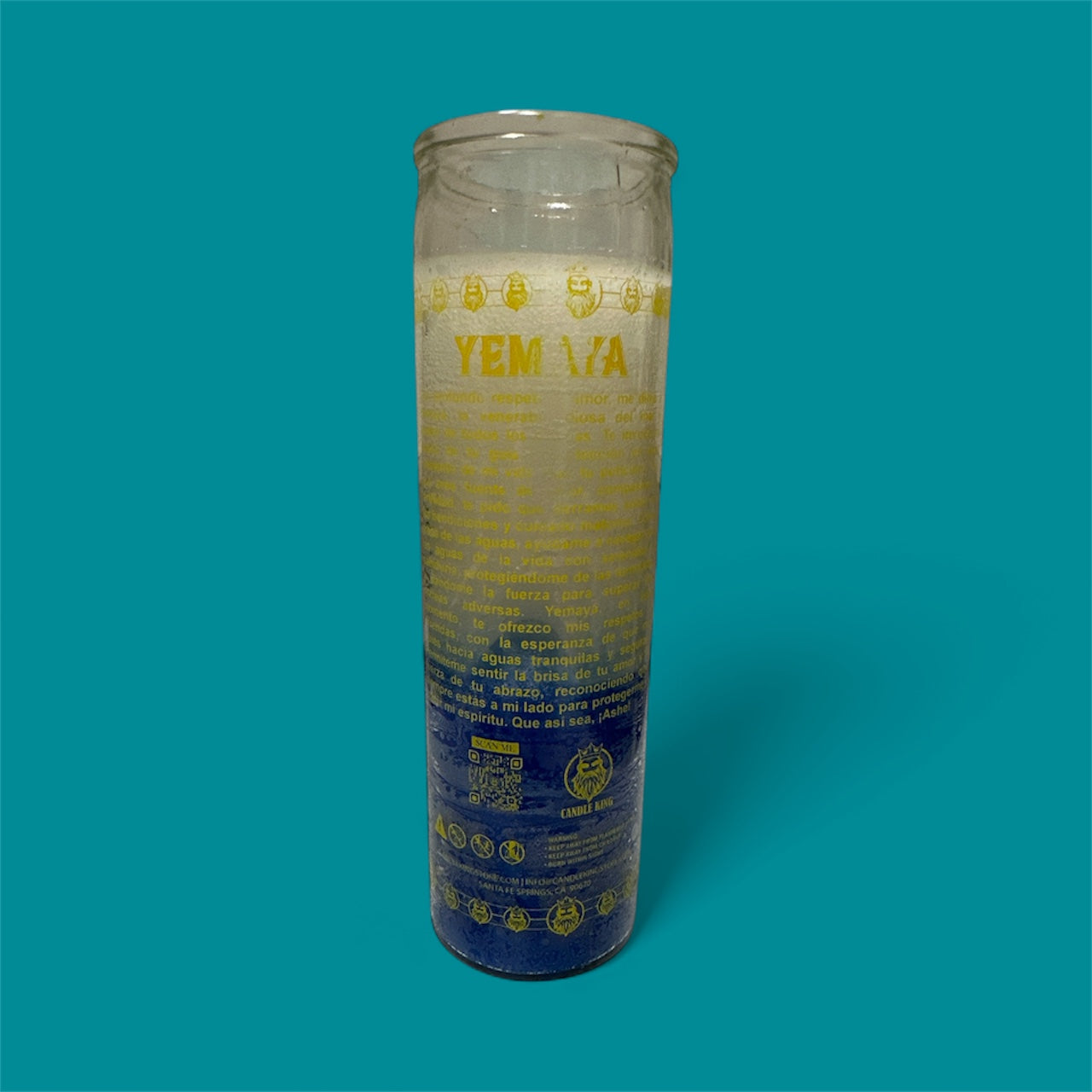 Vela Yemaya Blanco/ Azul