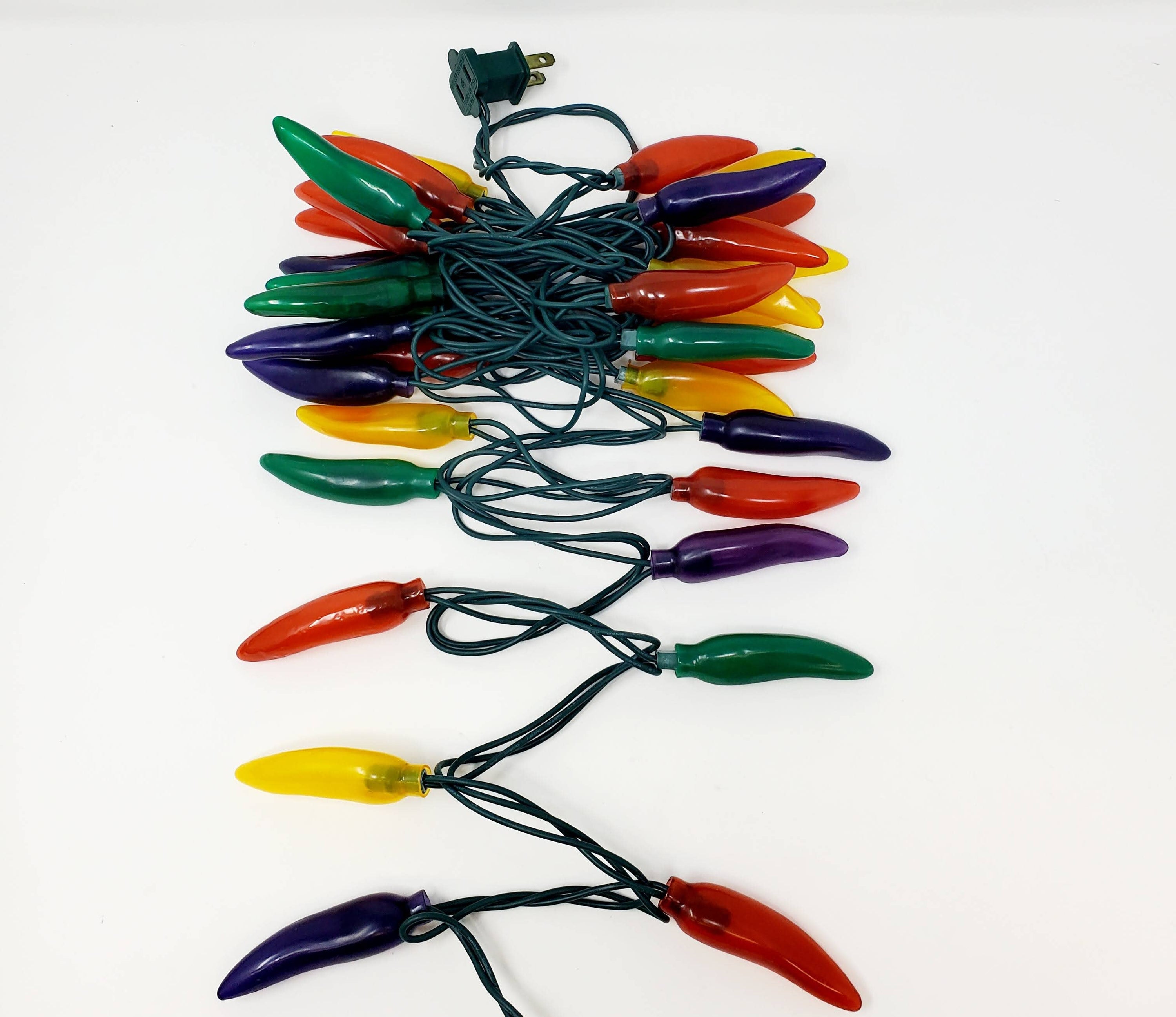 More Than Christmas, Inc - Chile Pepper Light String 35 Lights - Red/Green/Yellow/Purpl