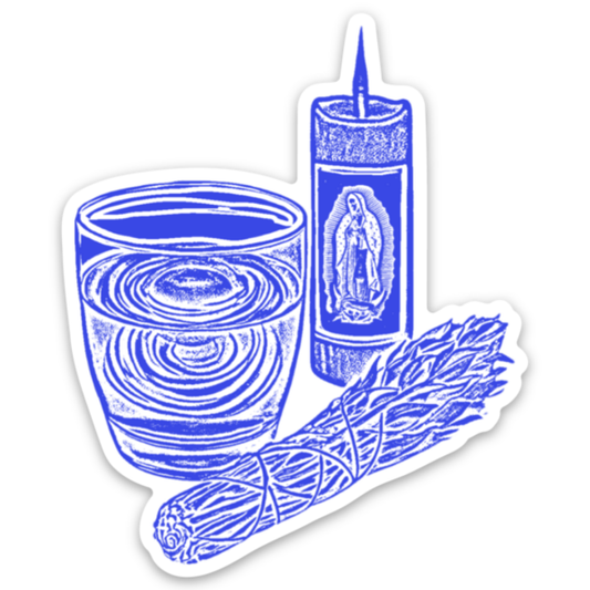 Cultura Campaign - Blue Limpia Sticker