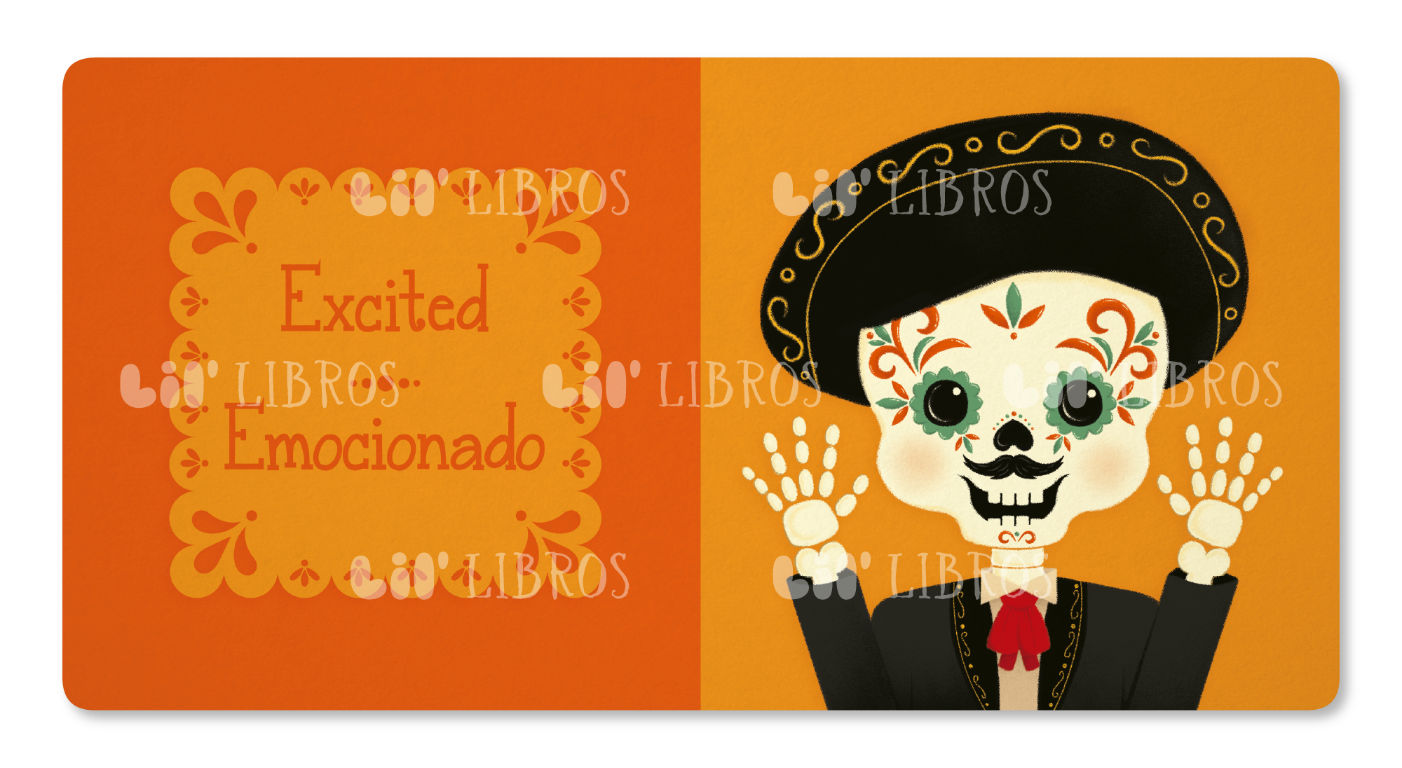 Lil' Libros ~ Bilingual Children's Books & Games - La Catrina: Emotions / Emociones (Bilingual English and Spanish)