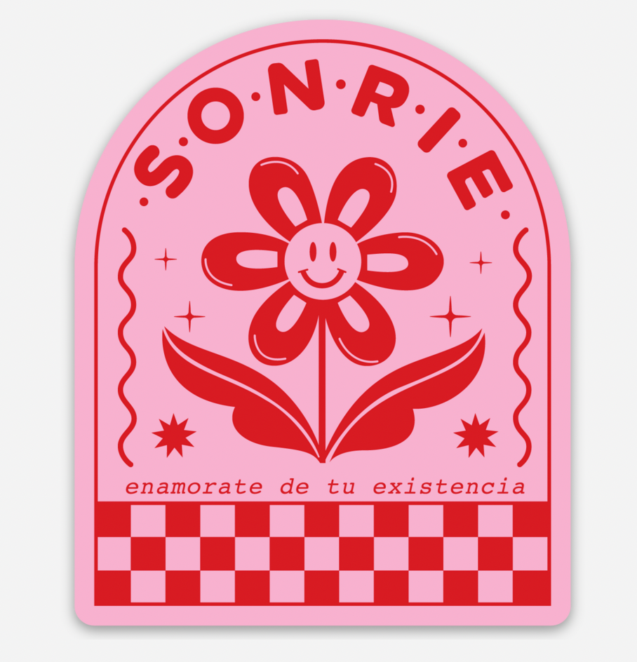 Jen Zeano Designs - Florecita Feliz Sticker