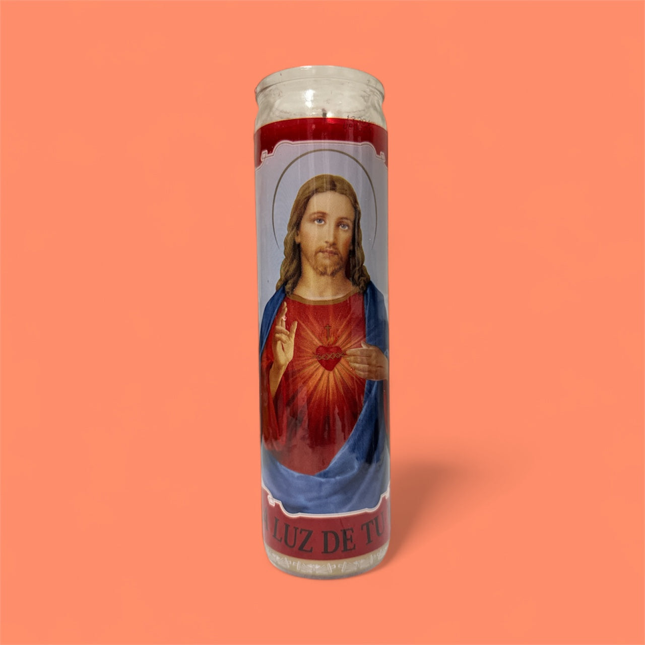 Veladora - Sagrado Corazón de Jesús Red