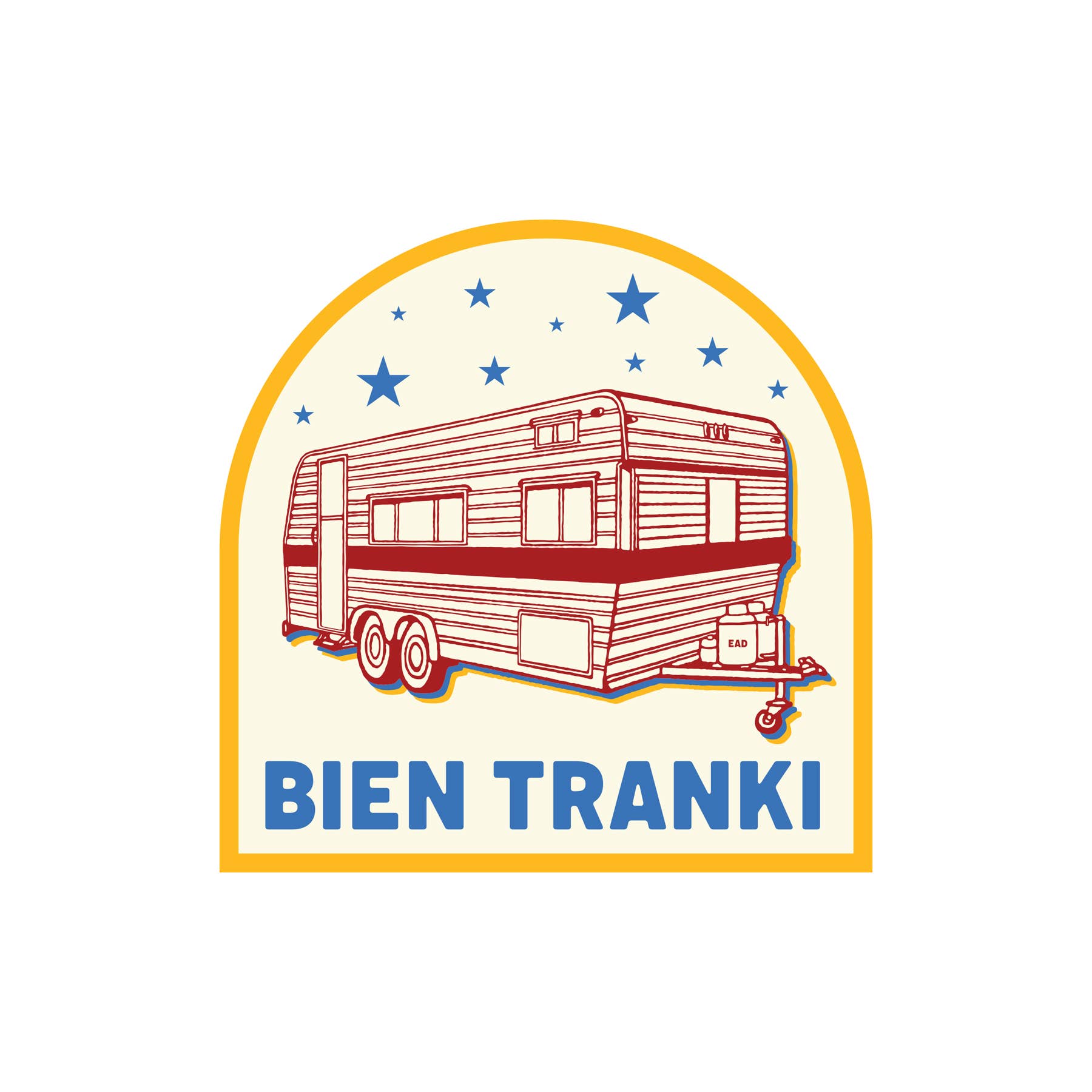 Erica Alfaro Designs - Bien Tranki RV Vinyl Sticker