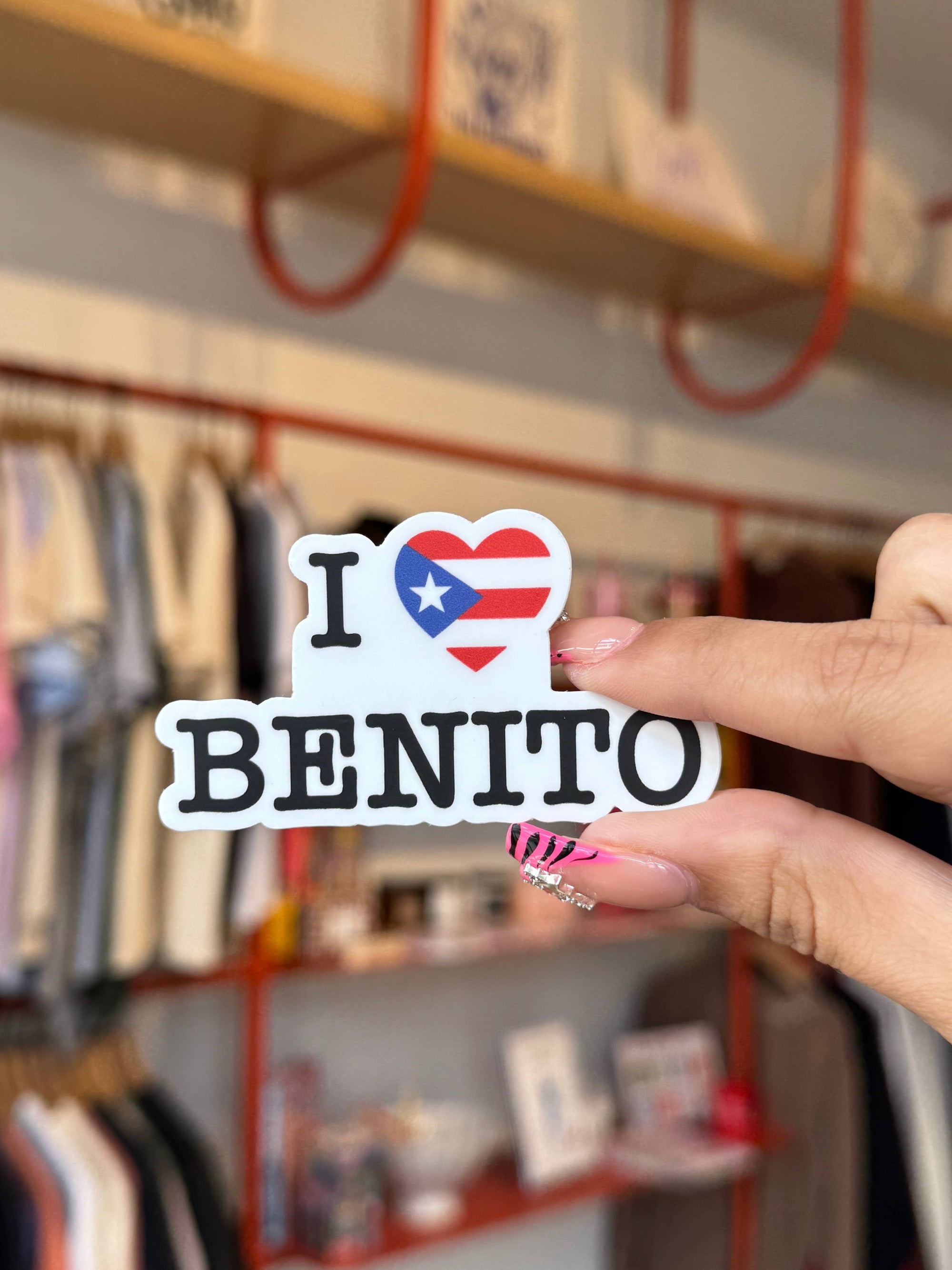 Jen Zeano Designs - I <3 Benito sticker