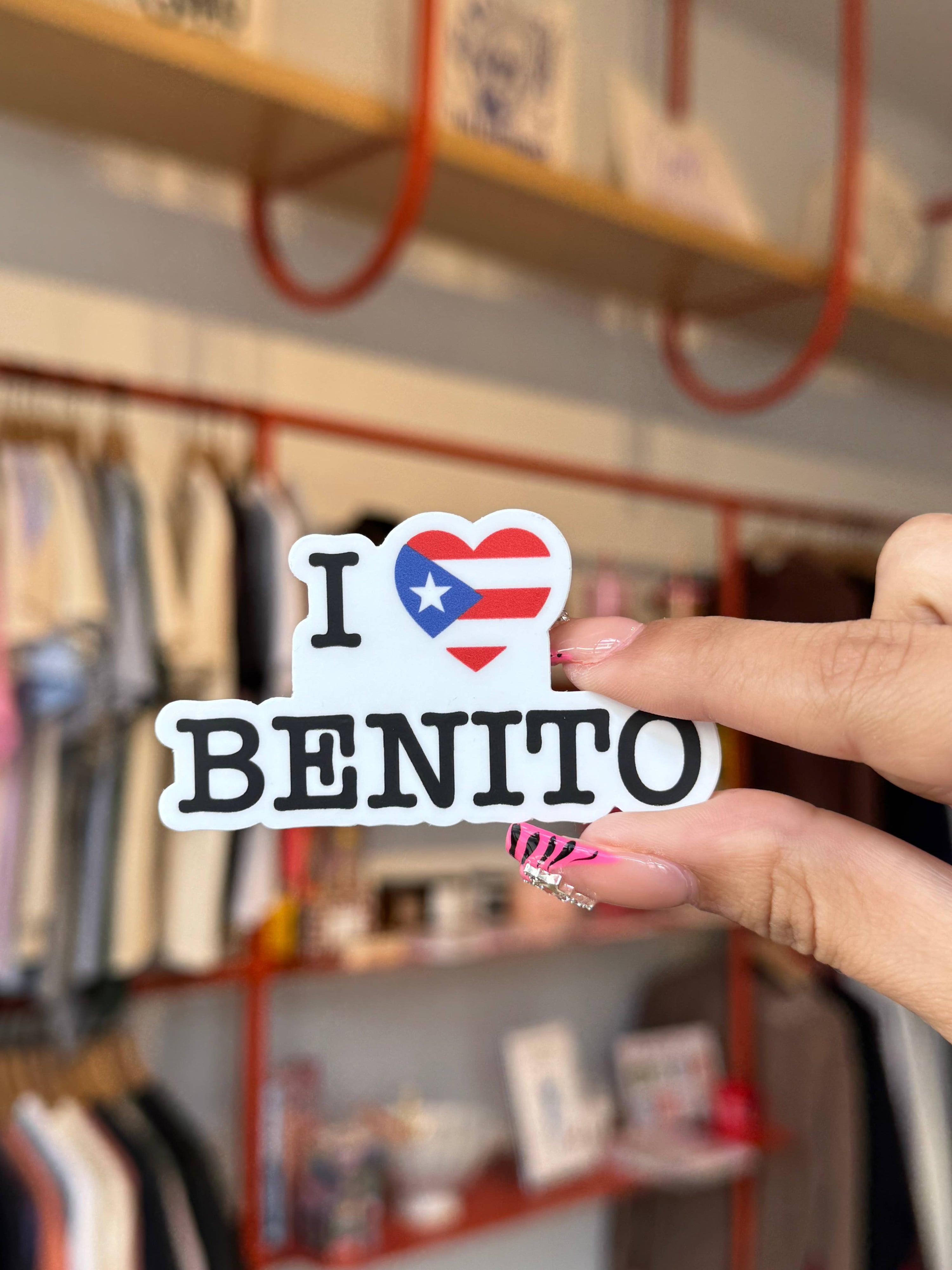 Jen Zeano Designs - I <3 Benito sticker