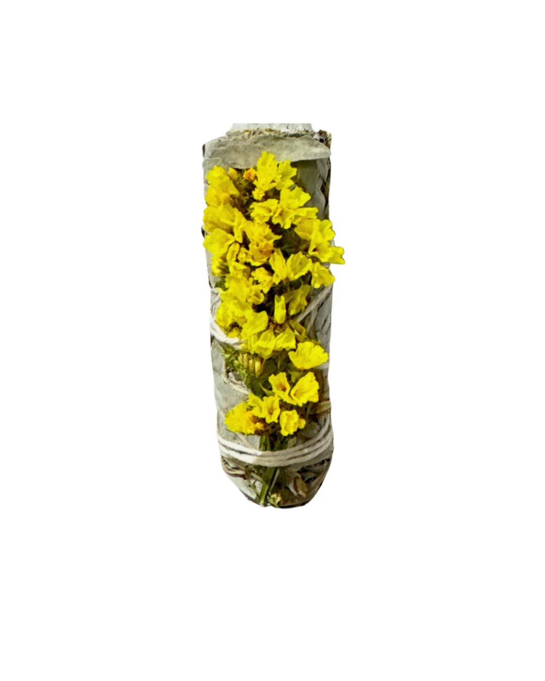 Sarimoire - Yellow Statice, Sinuata, Floral Sage Wand