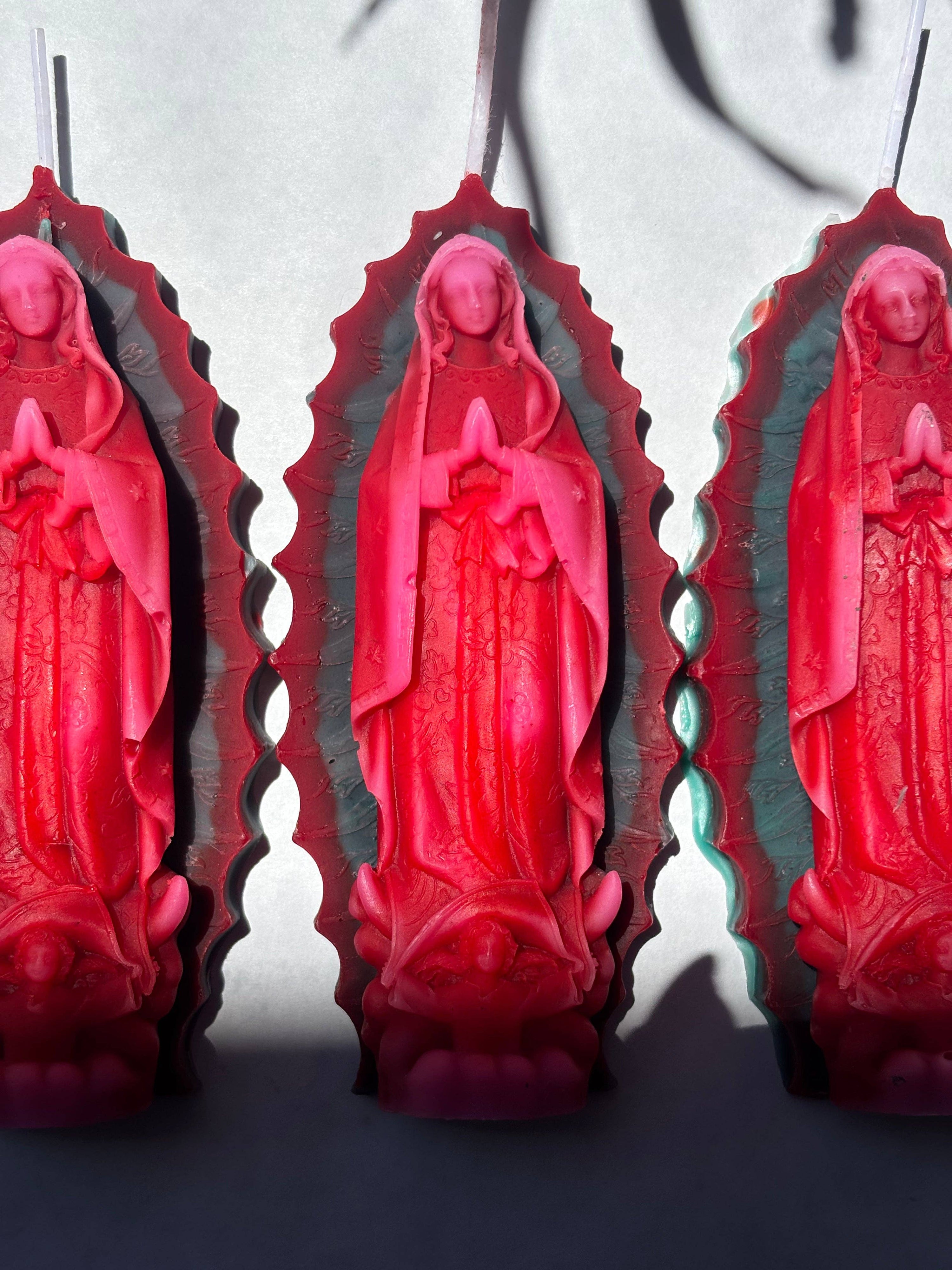 Beladoce Botanicals - 3 Color Our Lady of Guadalupe Candle