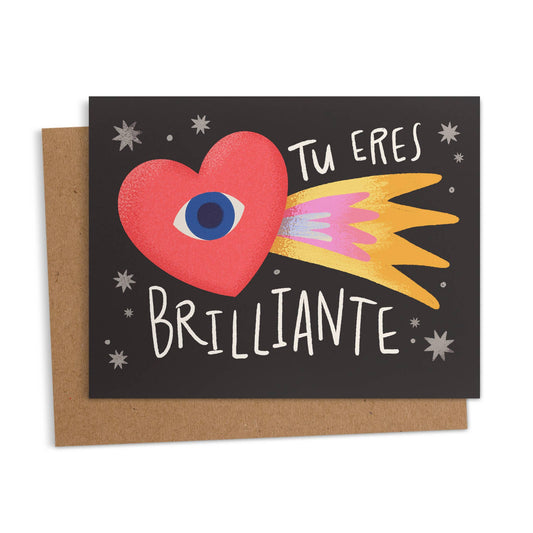 Ana Peake - Tu Eres Brilliante Spanish Valentine's Day Greeting Card