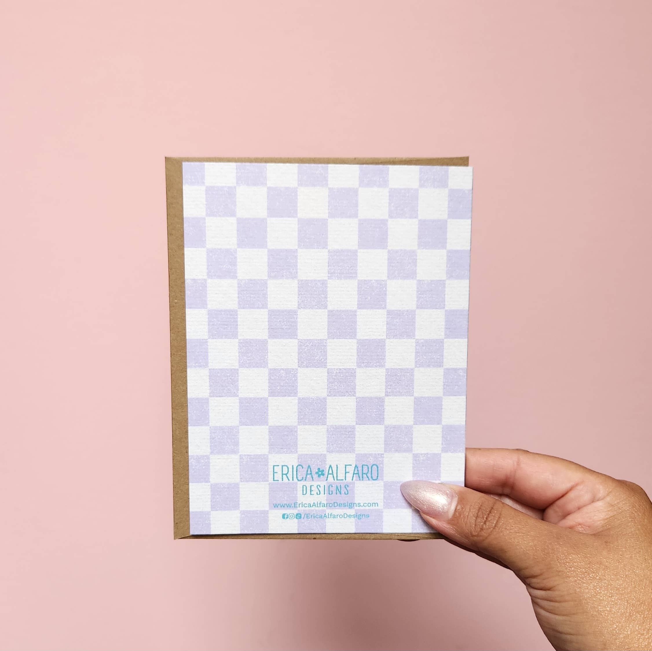 Erica Alfaro Designs - Tu Eres La Fokin Vibra Greeting Card
