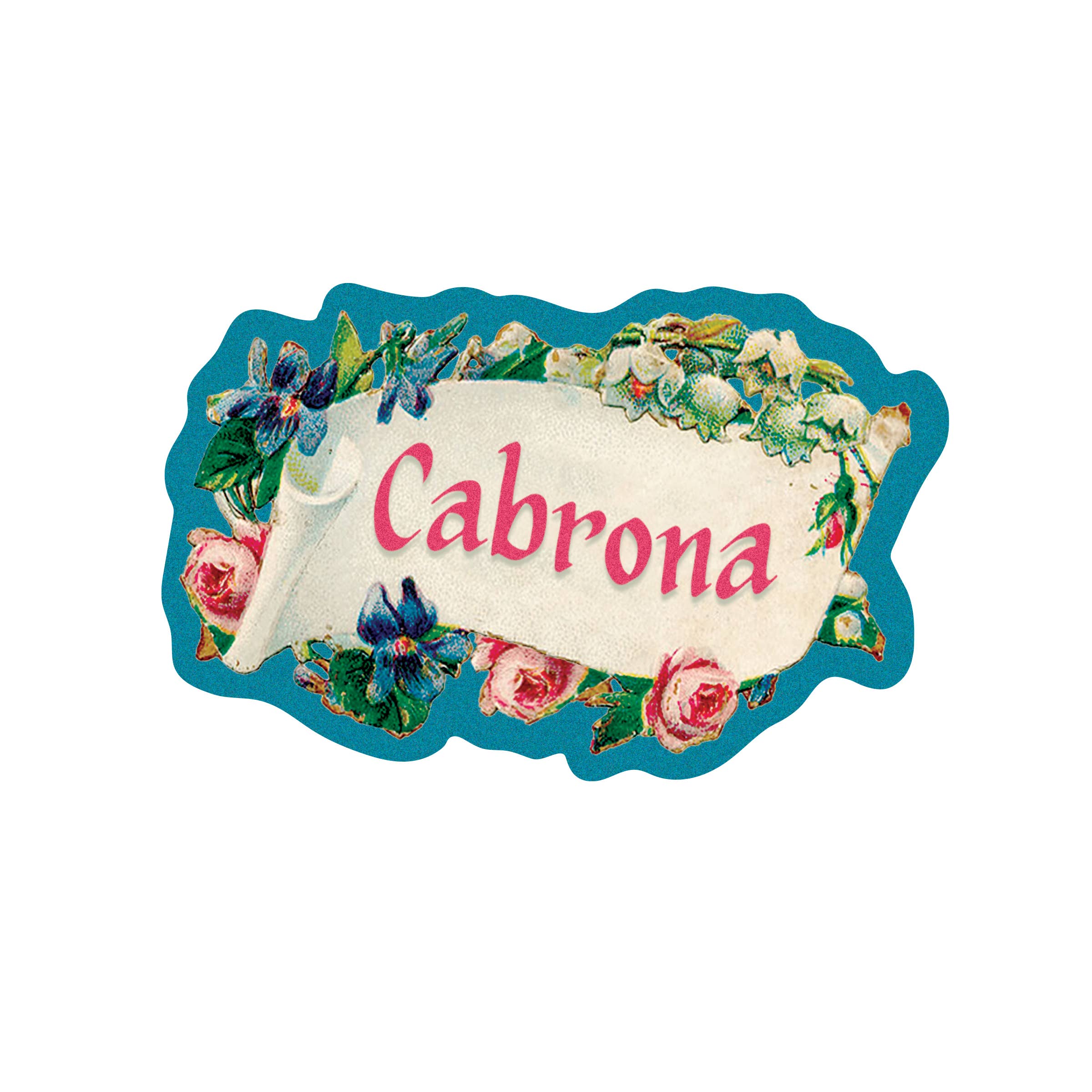 Erica Alfaro Designs - Cabrona Vintage Vinyl Sticker