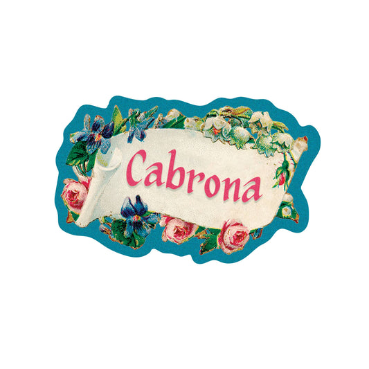 Erica Alfaro Designs - Cabrona Vintage Vinyl Sticker