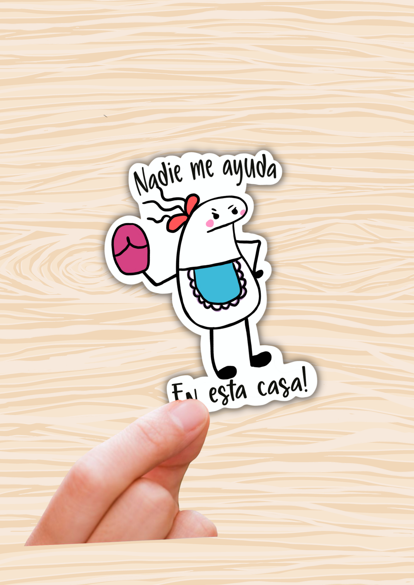 Lalatina Shop - Funny spanish die cut sticker