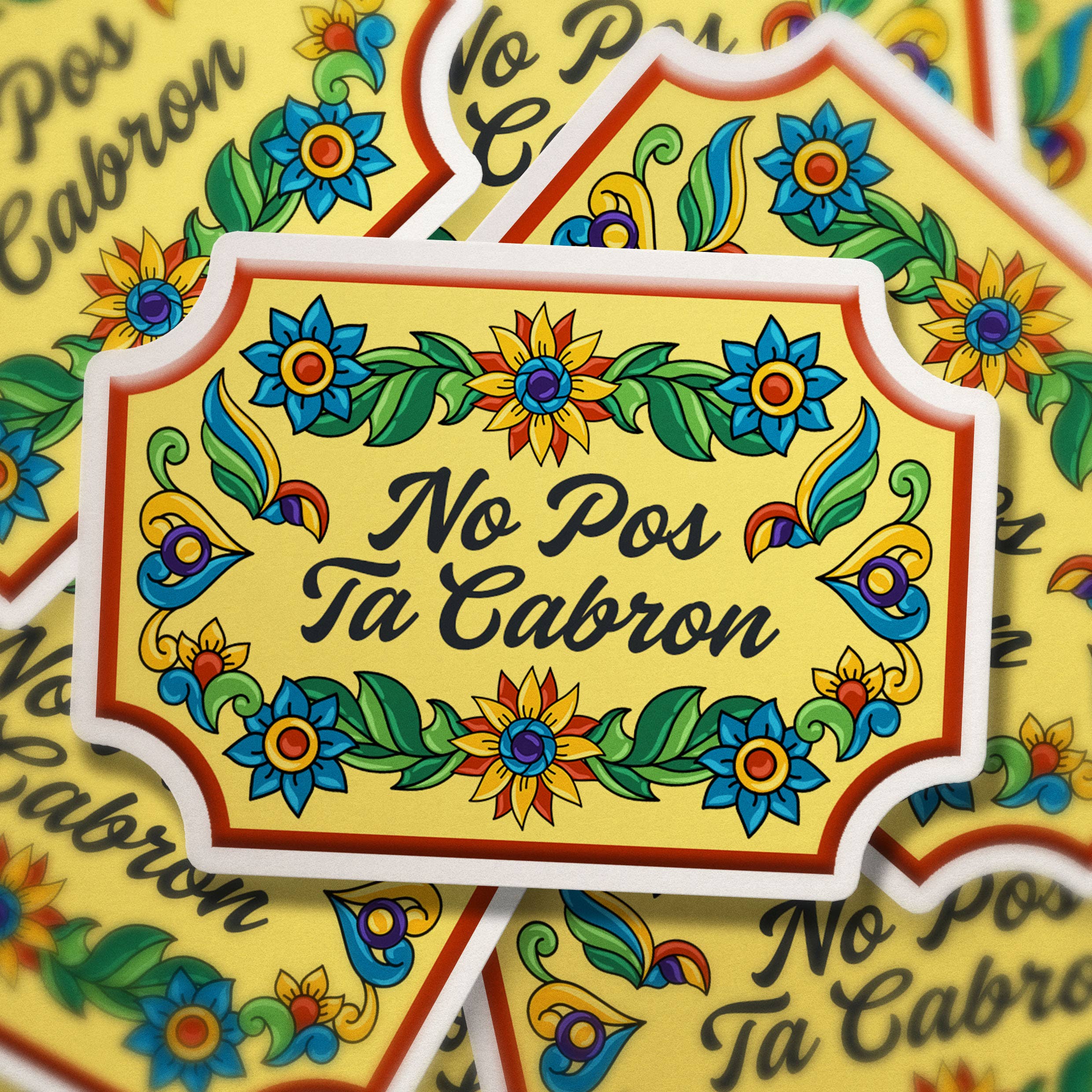 Sew Bonita - No Pos Ta Cabron Sticker