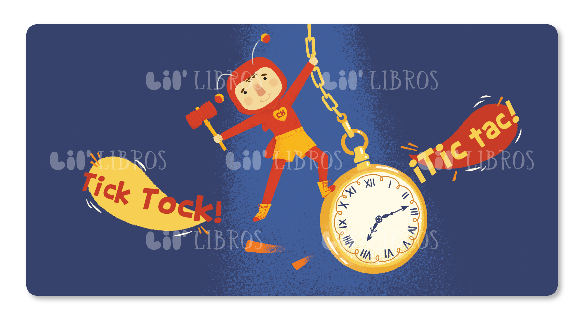 Lil' Libros ~ Bilingual Children's Books & Games - Sounds / Sonidos Chapulín Colorado (Bilingual: English and Spanish)