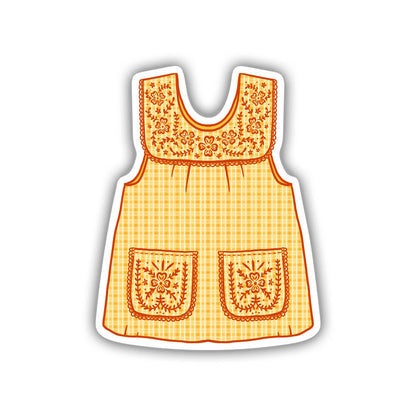 Erica Alfaro Designs - Abuelas Yellow Mandil Vinyl Sticker
