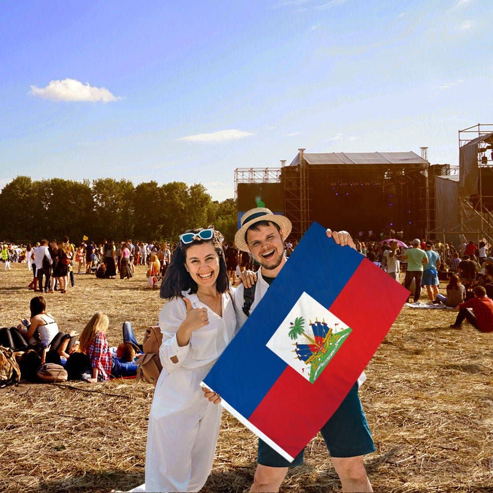 Haiti Flag 2x3ft Poly