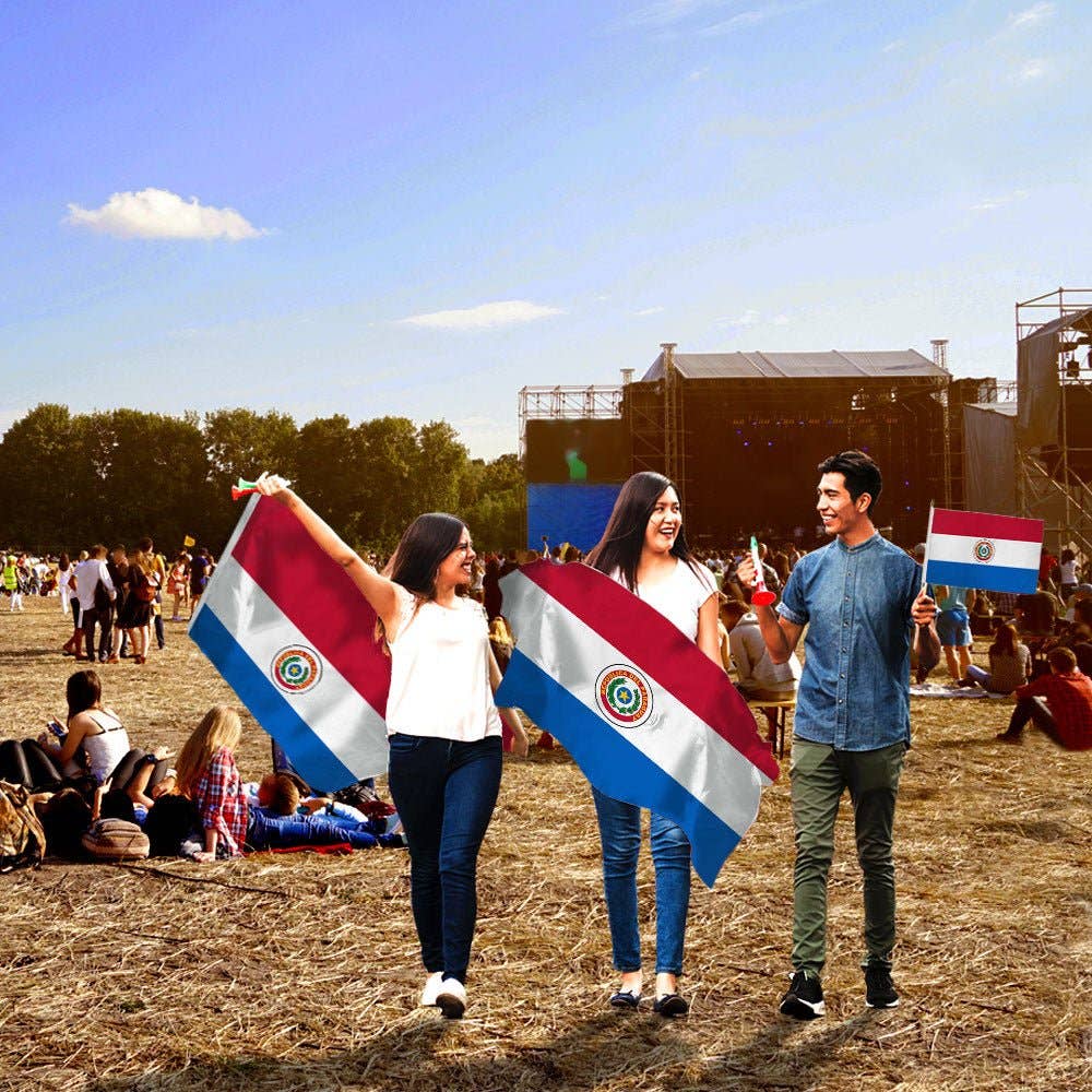 Paraguay Flag 3x5ft Poly