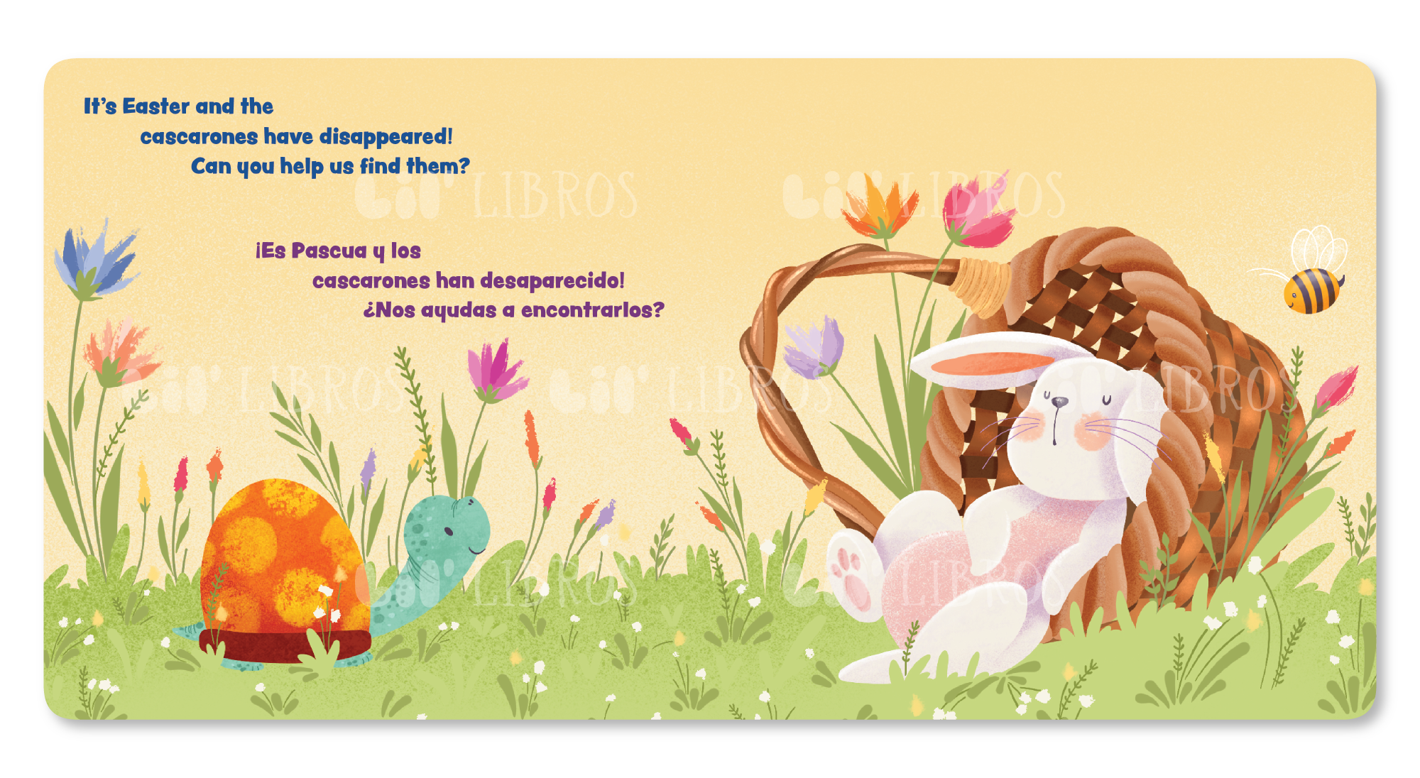 Lil' Libros ~ Bilingual Children's Books & Games - Where Are?/ ¿Dónde están? Los cascarones