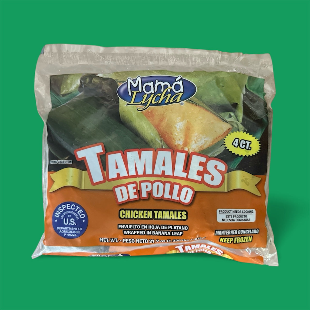 M. Lycha - Tamales de pollo, 4pack