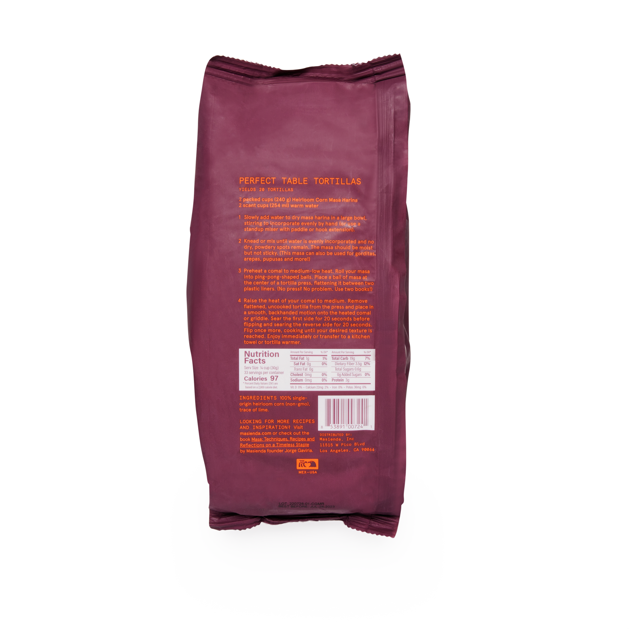 Masienda - Heirloom Red Corn Masa Harina