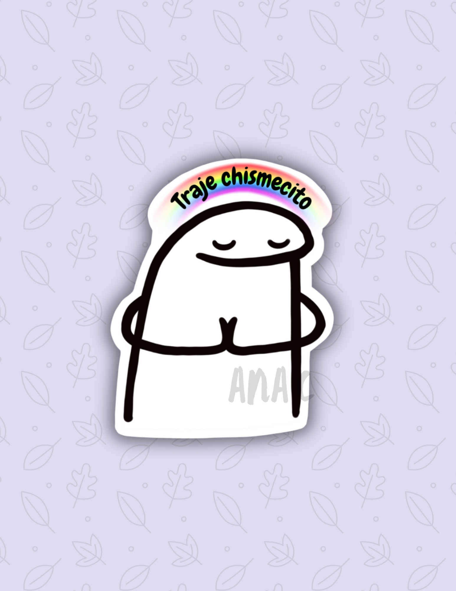 Lalatina Shop - Traje chismecito funny latina sticker