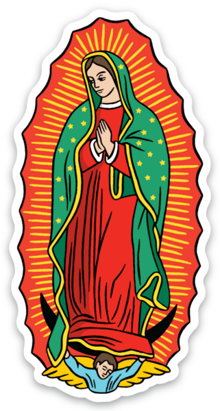 THE FOUND - Virgin of Guadalupe Die Cut Sticker