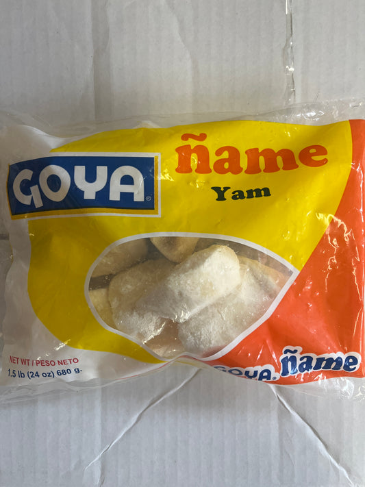 Goya - Frozen Ñame, 24 oz, Single bag