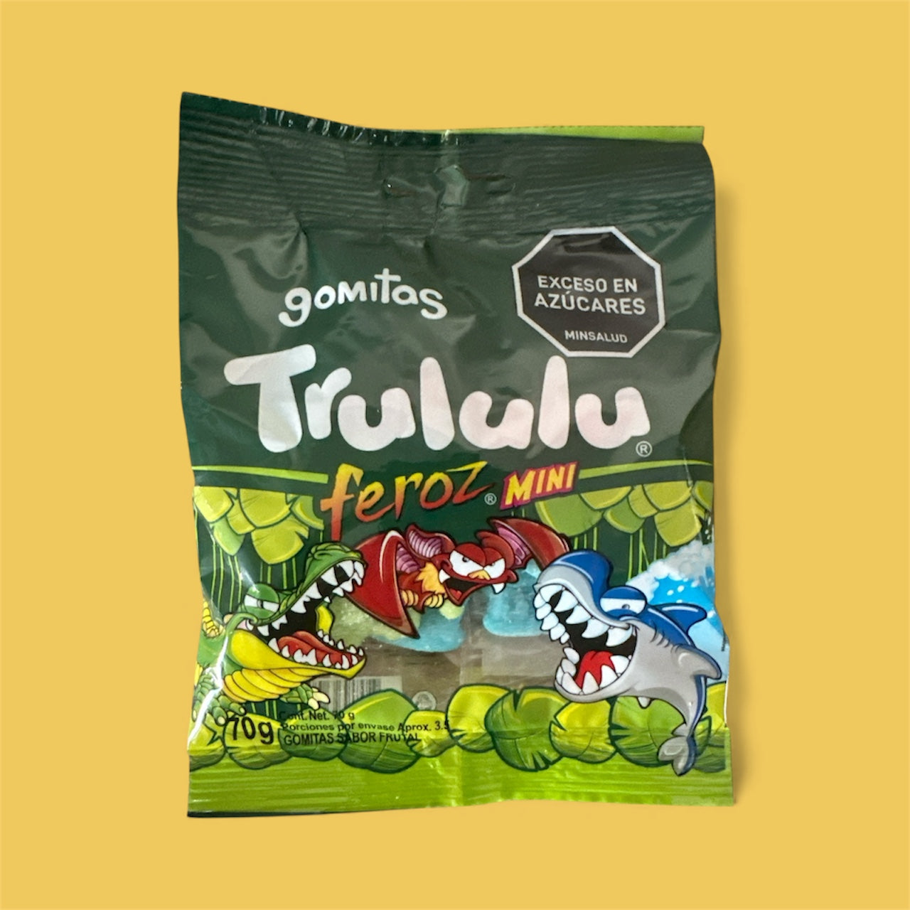 Trululu - Gomitas feroz mini, 70grs