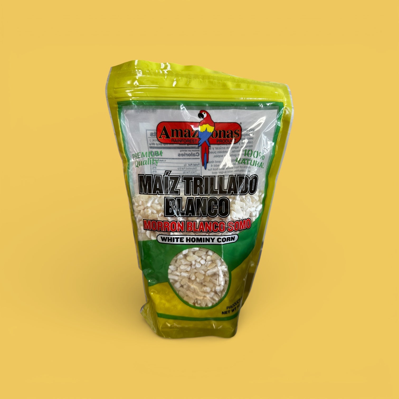 Amazonas - Maiz Trillado Blanco, 16 oz