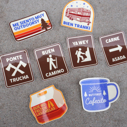 Erica Alfaro Designs - But First Cafecito Vinyl Sticker
