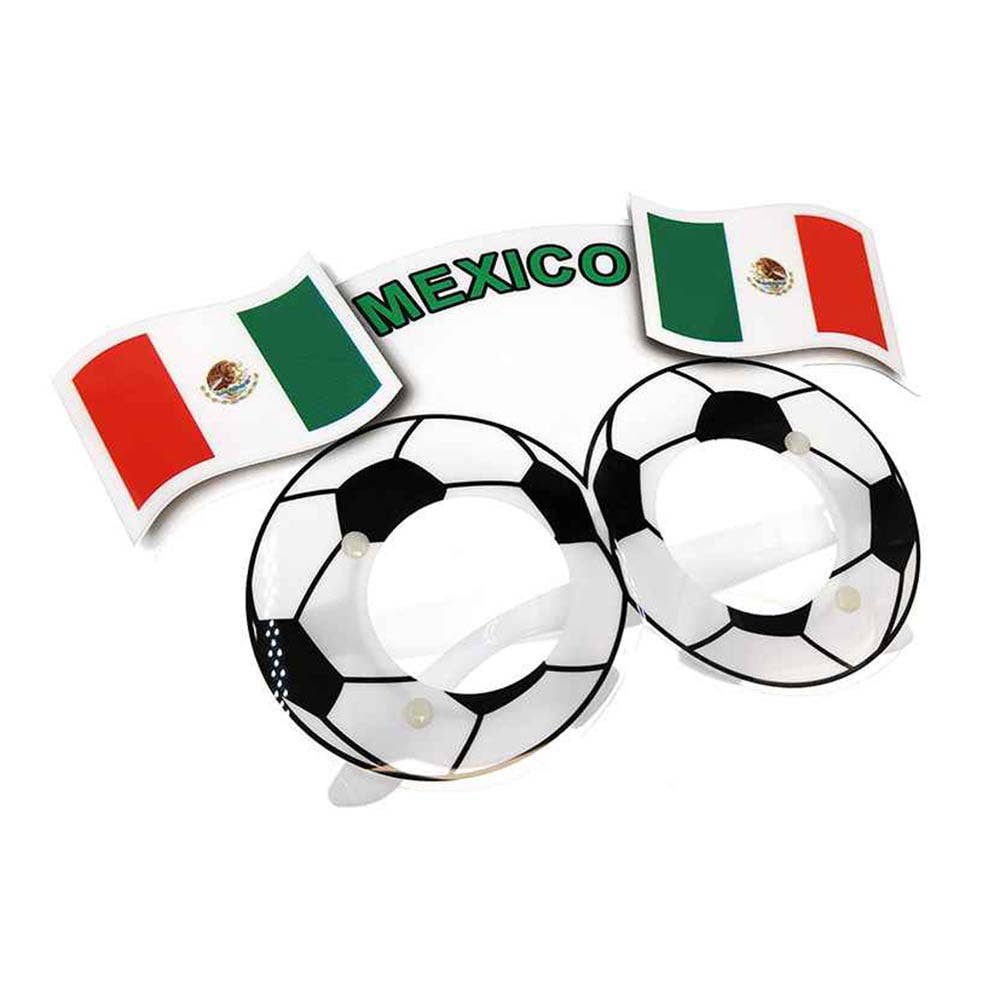 World Cup Mexico Soccer Novelty Party Glasses