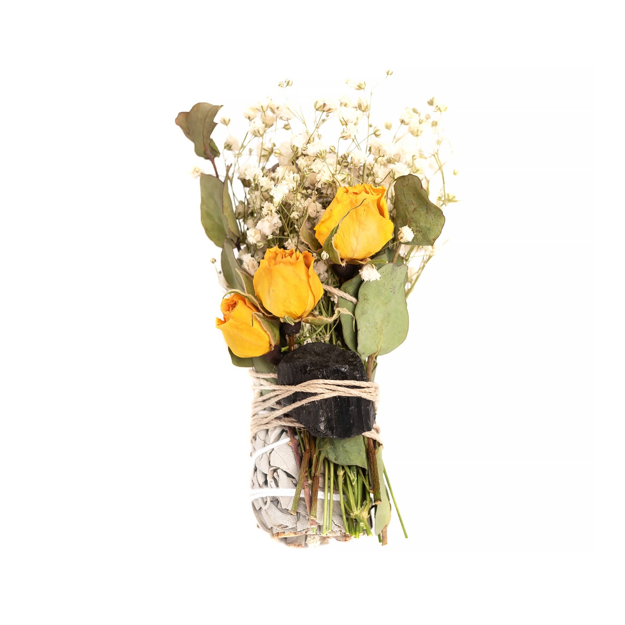 Sarimoire - Floral Sage Black Tourmaline Crystal Cleansing Bundle