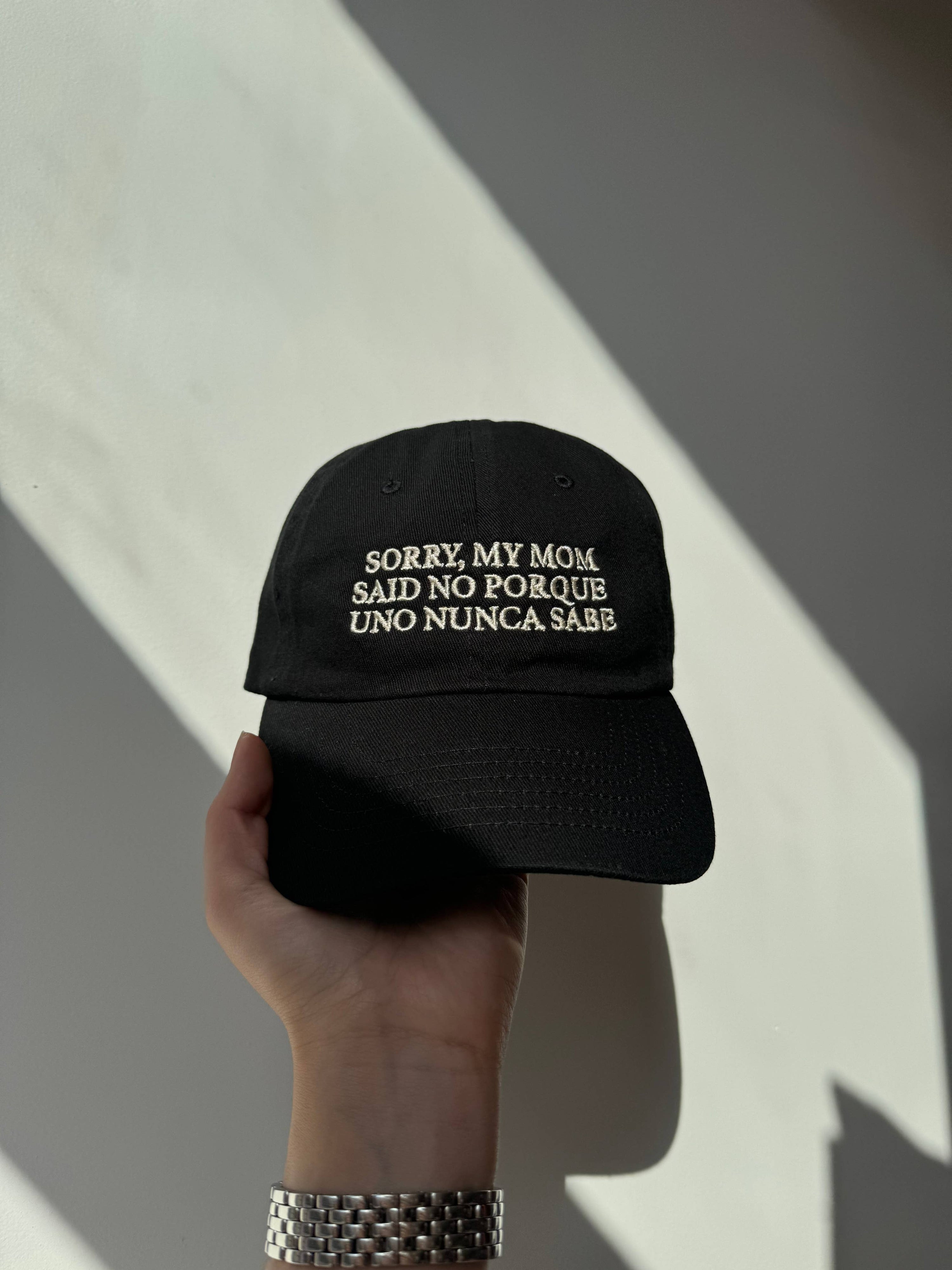 Jen Zeano Designs - Sorry My Mom Said No Cap: Kids