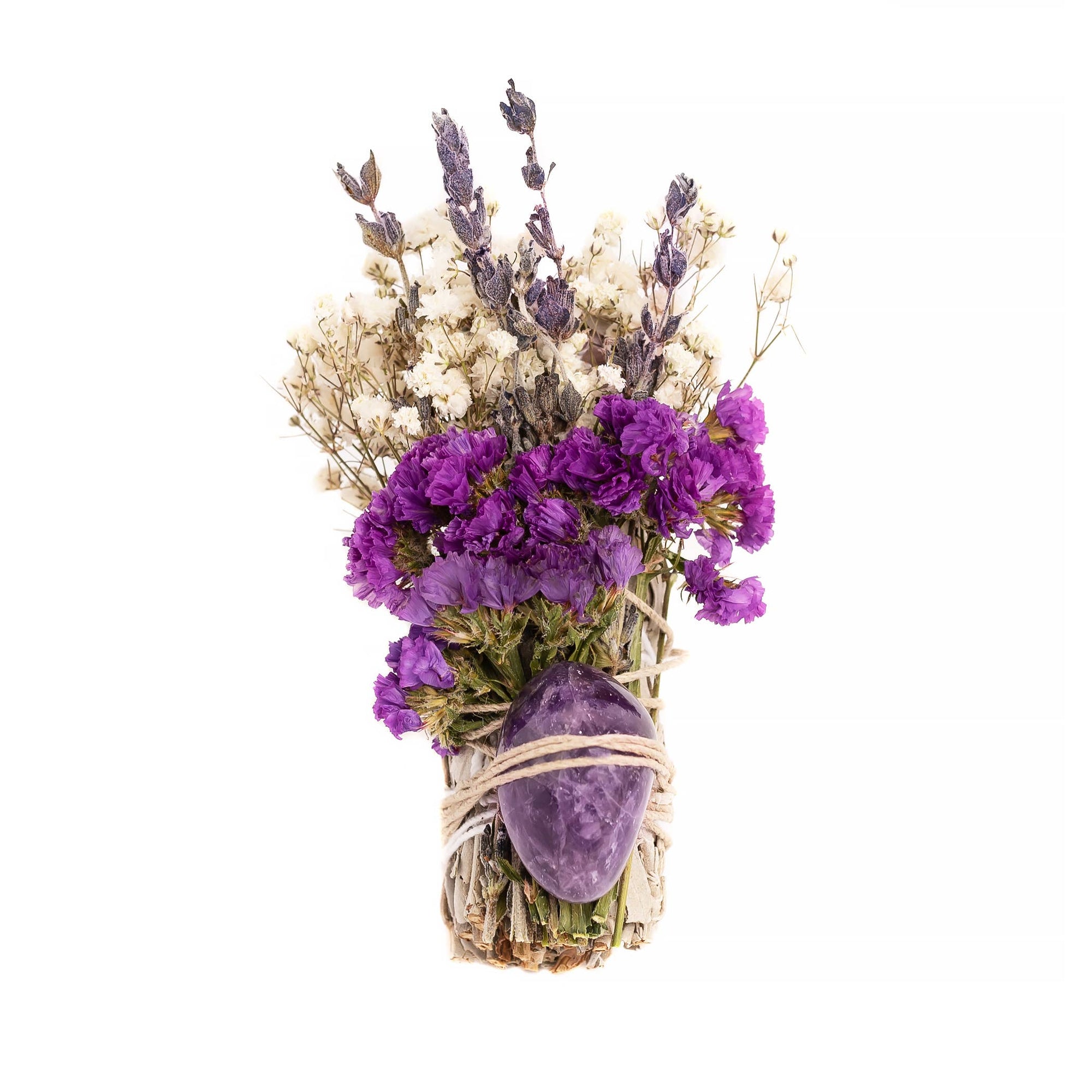 Sarimoire - Floral Sage Amethyst Crystal Cleansing Bundle