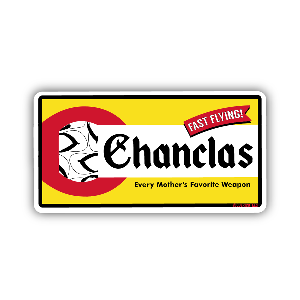 Que Rico T-Shirt Co. - Chanclas Sticker