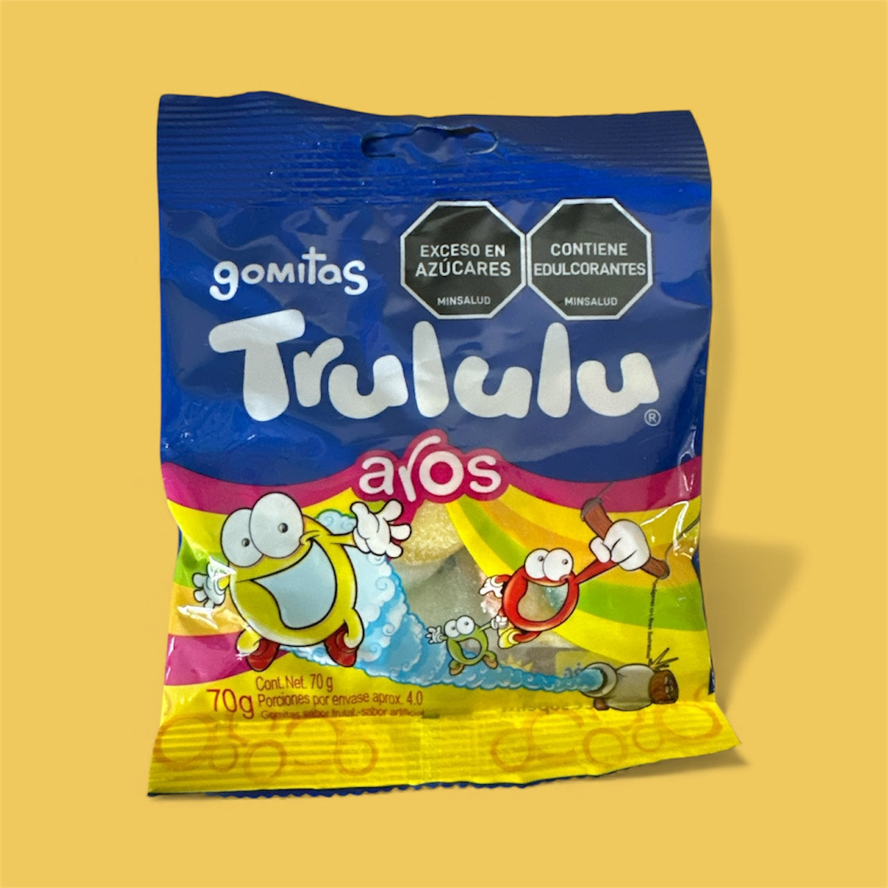 Trululu - Gomitas aros, 70grs