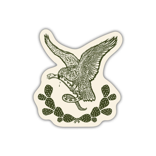 Erica Alfaro Designs - Mexican Eagle Vinyl Sticker