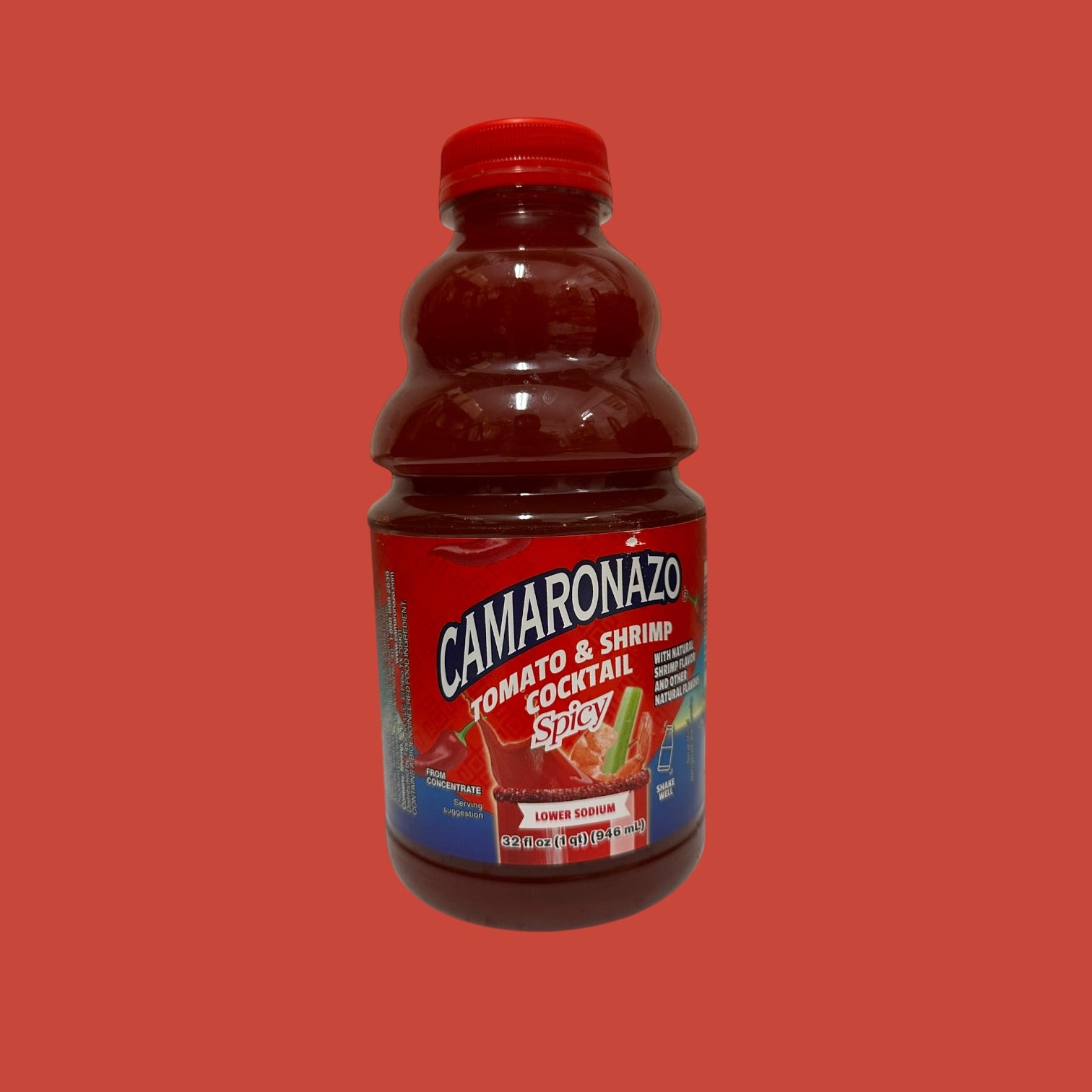 Camaronazo - Picante cocktail juice, 32 Oz