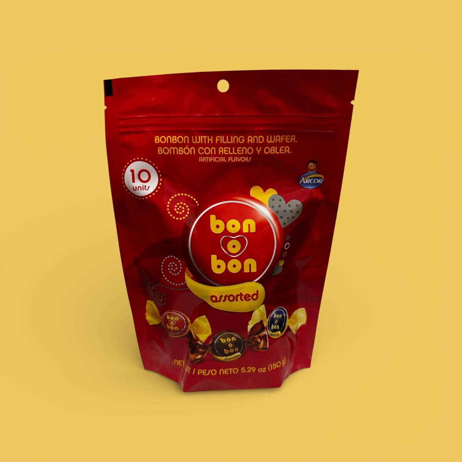 Arcor - Bon o Bon assorted, 10 pieces, 5.29oz