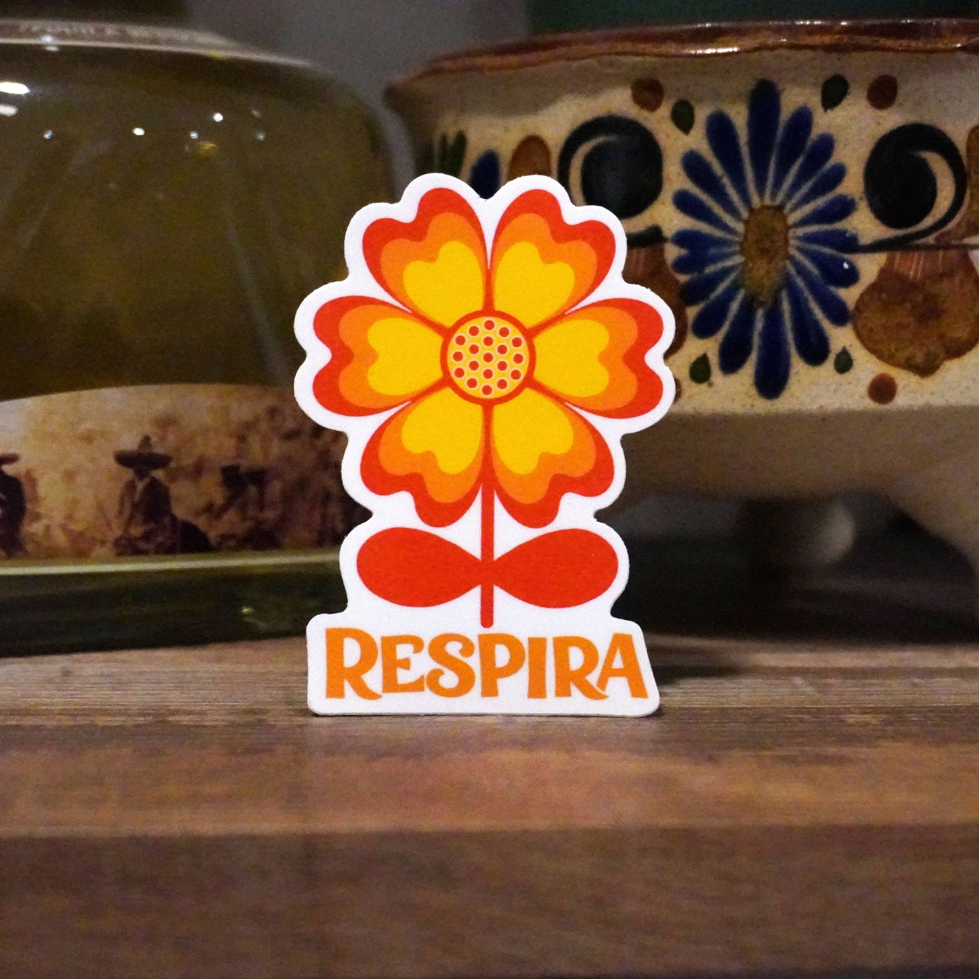 Erica Alfaro Designs - Respira Retro Mexican Sticker