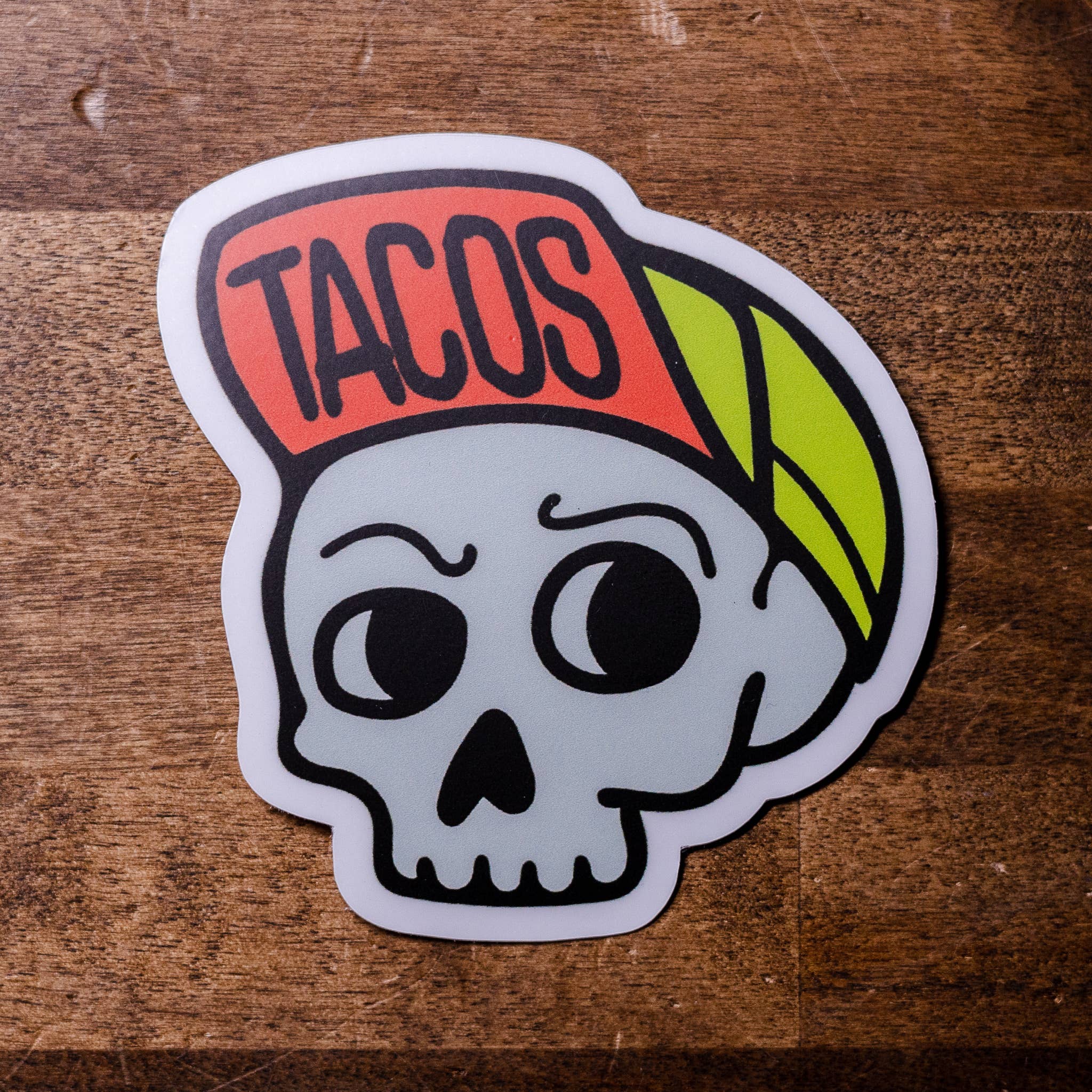 Taco Gear - Taco Punk Skull Sticker