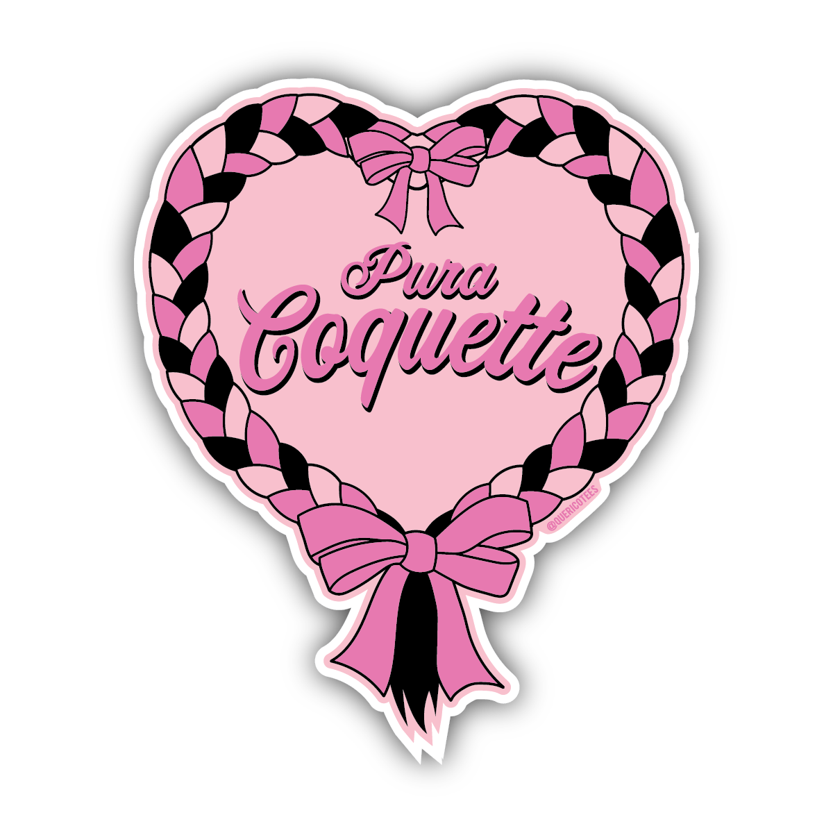 Que Rico T-Shirt Co. - Pura Coquette Sticker