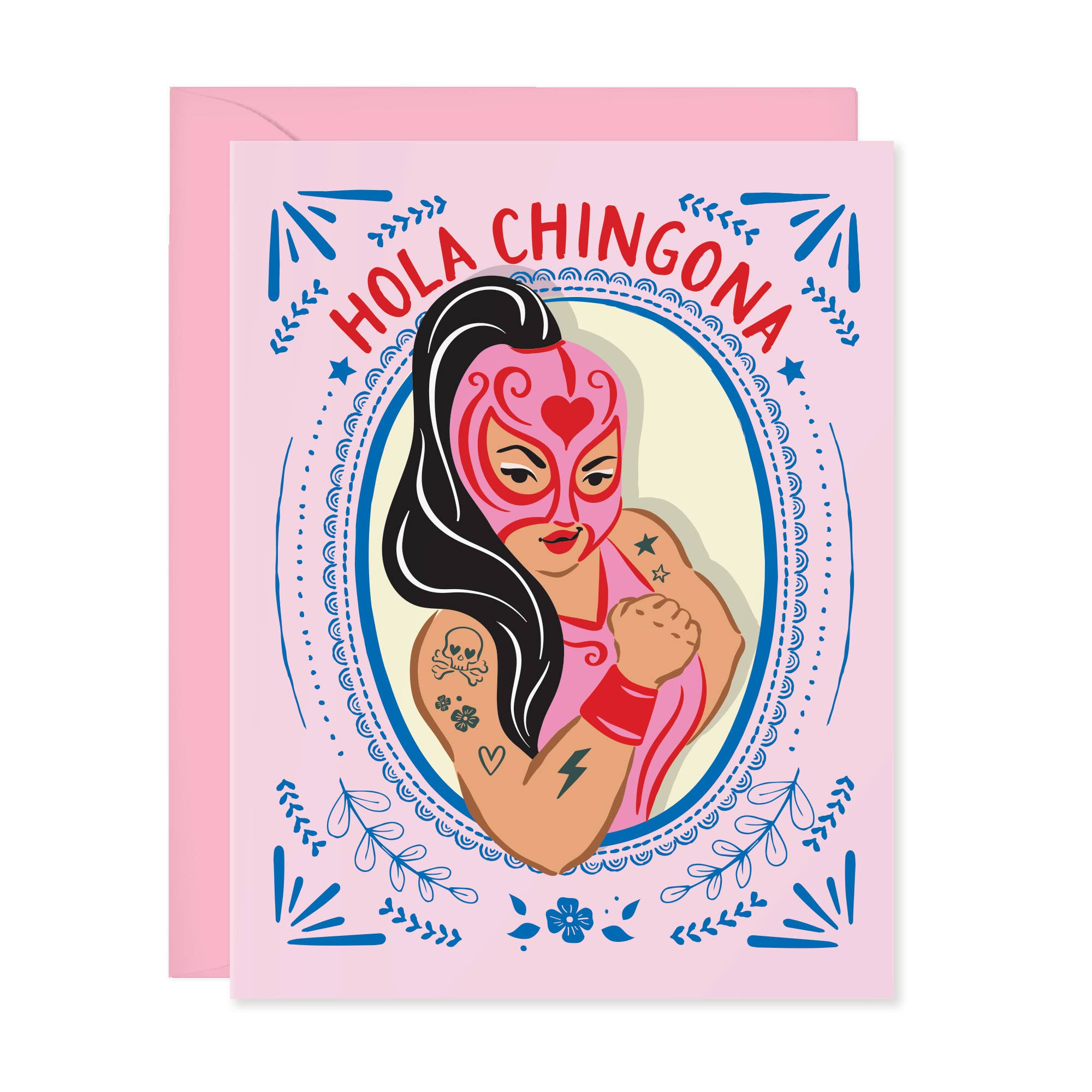 Lucy Loves Paper - Hola Chingona | BFF Card In Spanish 🏆 Award Winner Card