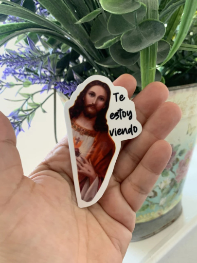 Lalatina Shop - Jesus die cut sticker