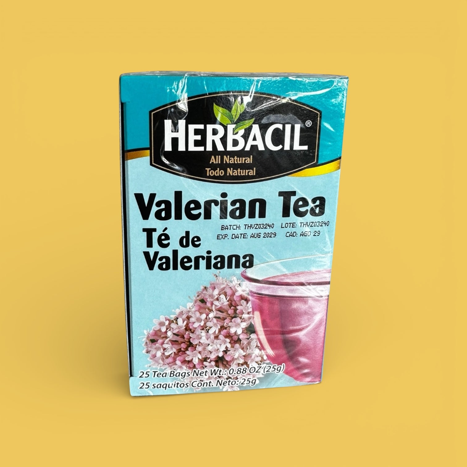 Herbacil - Valerian Tea, single box, 25 ct