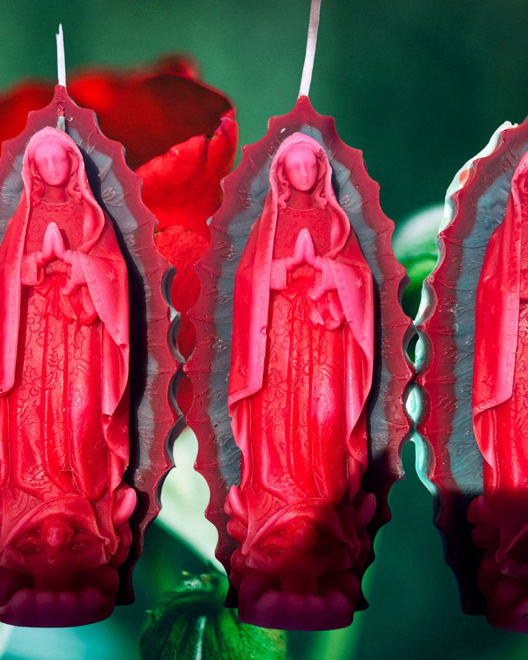 Beladoce Botanicals - 3 Color Our Lady of Guadalupe Candle